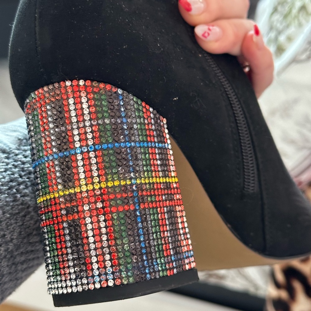 Kassie Betsey Johnson Suede Heeled Boots